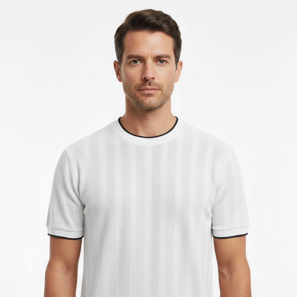 Premium Fit Breathable Knitted T-Shirt