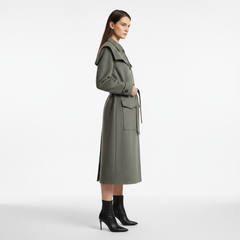 The Structured Twill Belted Trench Gazzelle