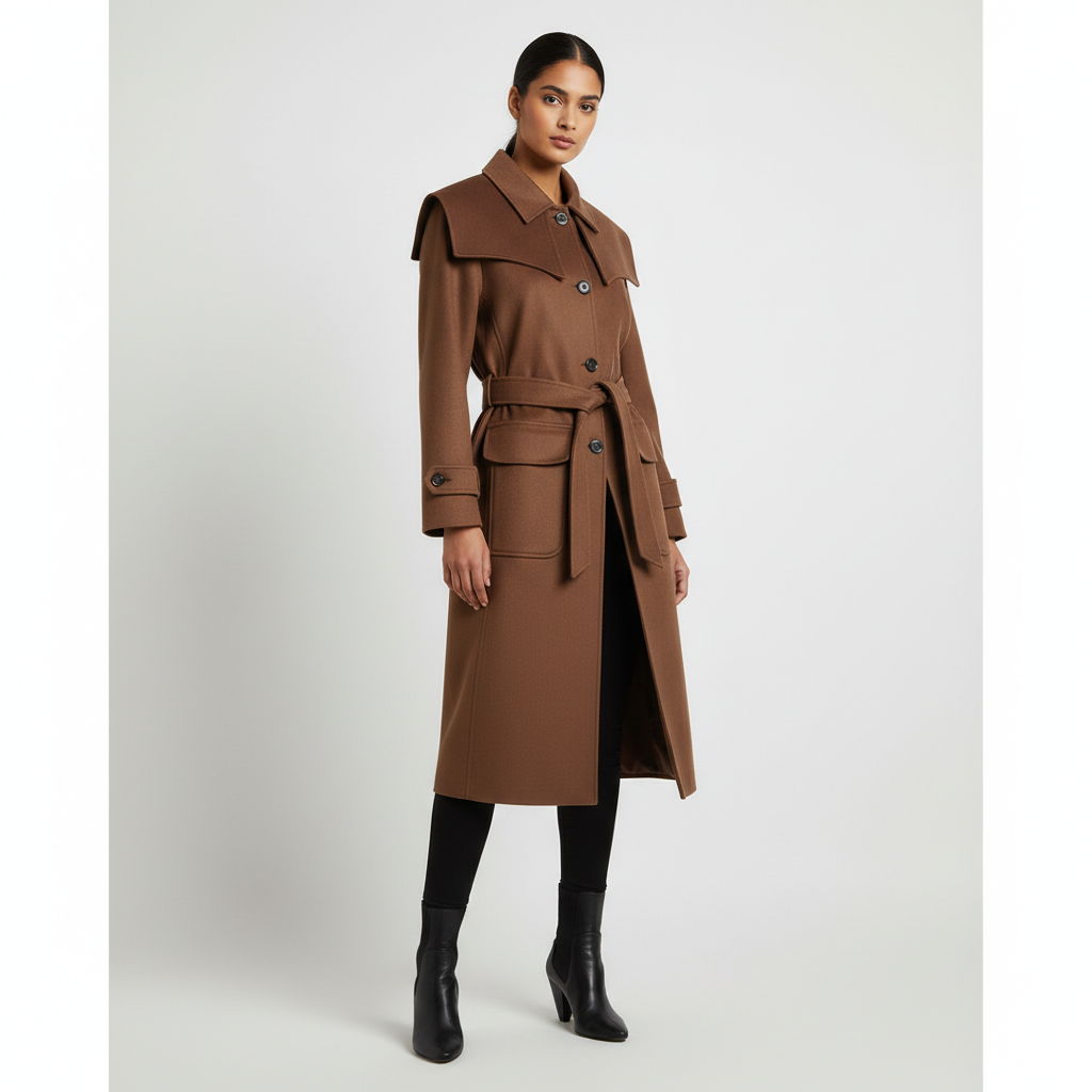 Gazzelle  Structured Twill Long Coat